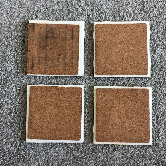 Illinois Football Coasters Porcelain - Picture 2 of 5